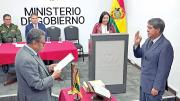 Paredes asume como nuevo viceministro de Régimen Interior y Policía tras destitución de Calla