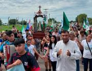 La Virgen de Huachana visitó comunidades en Salta y se vivieron emotivas muestras de fe