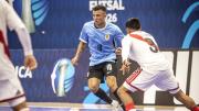 Uruguay perdió con Perú en la Copa América de fútbol sala y quedó eliminado de las semifinales