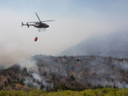 Milei detalló los recursos para combatir el fuego