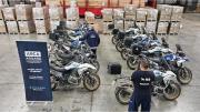 Aduana incautó en Tierra del Fuego un convoy de motos de lujo valuado en u$s480.000