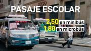 Estudiantes en La Paz pagarán Bs2,50 en minibuses y Bs1,80 en microbuses desde el 2 de febrero