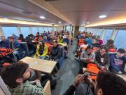 Catamarán “Isla Santa Inés” concreta exitoso viaje inaugural en aguas de Magallanes