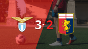 Serie A: Emocionante partido termina con victoria agónica de Lazio 3-2 ante Genoa