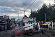 Siniestro de tránsito en la vía E35, sector El Chaupi, deja tres fallecidos