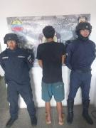 Preso por pegarle a su madre