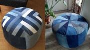 Truco DIY de costura: cómo hacer un sillón con botellas plásticas y unos jeans viejos