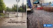 Granizadas y lluvias intensas afectan a Santiago: más de 21 mil clientes sin luz