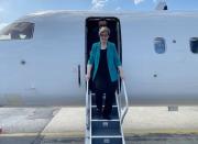 Llegó a Caracas Laura Dogu: “Estamos listos para trabajar”