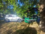 Varios heridos tras un choque en Punta Lara