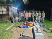 Armada desmantela campamentos de minería ilegal dentro del Parque Nacional Madidi