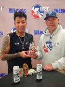 Moscoso conquista título en Estados Unidos tras vencer al número uno del ranking