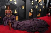 Plumas, brillos y transparencias, protagonistas de la alfombra roja de los GrammyPlumas, brillos y transparencias, protagonistas de la alfombra roja de los Grammy