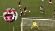 Flamengo pagó 42 millones de euros por un jugador que erró una chance clara en su debut y perdió la supercopa de Brasil