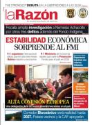 Portadas de los periódicos de Bolivia del martes 3 de febrero del 2026