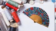 Cómo hacer un abanico de tela en casa con un DIY y en pocos minutos
