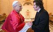 Milei invitó al Papa a Argentina y espera su visita para fin de año