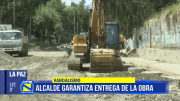 Alcaldía de La Paz denuncia intento de sabotaje a días de entregar la avenida Del Poeta