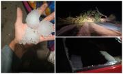 De Paysandú a Cebollatí: viento, rayos y granizo dejaron secuelas a lo ancho del país