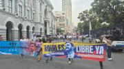 Marchas en Guayaquil hoy: Así fue la movilización en respaldo a Aquiles Álvarez