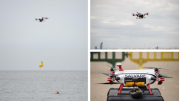 Flotador que se infla al tocar el agua y dron resistente a ráfagas de viento: así funciona el nuevo sistema de emergencia que utilizará la IM en playas