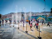 Organizan mojazón y fiesta de espuma en el Parque de las Culturas y la Madre Tierra