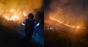 Habría sido provocado: Fuerte incendio se desató en las montañas de Caricuao este 12Feb