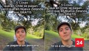 Te dará rabia: vive en Nueva Zelanda y muestra cosas que son gratis y en Chile se pagan