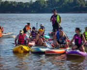 El intendente Carlos Albisu /Destacó el valor deportivo y turístico de “Salto al Agua”