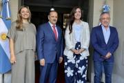 Victoria Villarruel y Ricardo Quintela juntos en La Rioja: hubo recibimiento y sonrisas