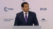 Desde Múnich, Rubio pide una Europa fuerte que apoye la cosmovisión de Trump