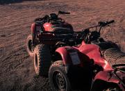 Hombre que manejaba un cuatriciclo sin casco atropelló a un funcionario que quiso multarlo