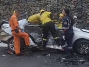 Choque y tragedia en una ruta en Brasil: murió una mujer correntina y sus dos hijas adolescentes están graves