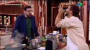 Video: el tenso cruce en Masterchef Celebrity entre Damián Betular y Cachete Sierra