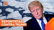 Biatletas olímpicos groenlandeses apuntan contra Donald Trump