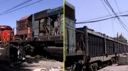 Tren fue afectado por onda expansiva de explosión en Renca: Se enganchó con los cables y quedó quemado