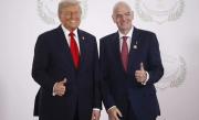 Trump dice que la FIFA ayudará a recaudar 75 millones de dólares para Gaza