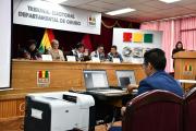 Elecciones Subnacionales 2026: TED Oruro sortea 10.074 jurados electorales