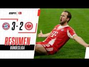 Bayern vs. Eintracht Frankfurt (3-2): video, goles y resumen del partido con Luis Díaz
