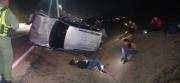 Vuelco de camioneta en el kilómetro 71 de la ARC dejó varios heridos 