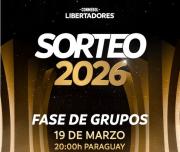 Definida fecha del sorteo de fase de Grupos de la libertadores