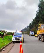 Vehículo robado fue recuperado en la vía Ambato– Guaranda