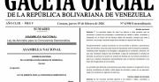 En Gaceta Oficial N.º 6.990 la Ley de Amnistía para la Convivencia Democrática