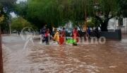 El Galpón volvió a inundarse: aún quedan 12 personas evacuadas tras el temporal