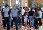 Juan Pablo Guanipa fue recibido con aplausos en una iglesia de Maracaibo