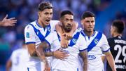 Ley del ex: Manuel Lanzini abrió el marcador para Vélez ante River y no gritó el gol