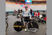 Destacada actuación de Natalia Vera en el Panamericano de ciclismo de pista