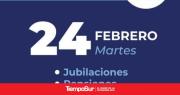 Este martes 24 de febrero cobran los jubilados, pensionados y retirados