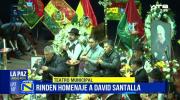 Rinden homenaje a David Santalla en el Teatro Municipal