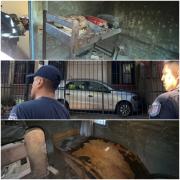 Se atrincheró en su casa, comenzó un incendio y lo rescataron desmayado